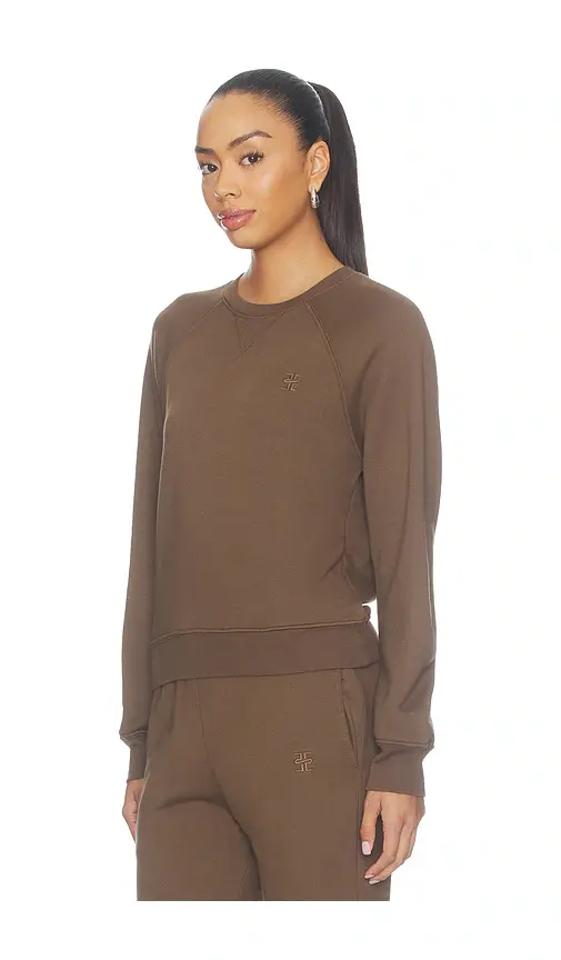 ÉTERNE French Terry Shrunken V-stitch Raglan | Thumbnail 2 ÉTERNE French Terry Shrunken V-stitch Raglan | Thumbnail 2
