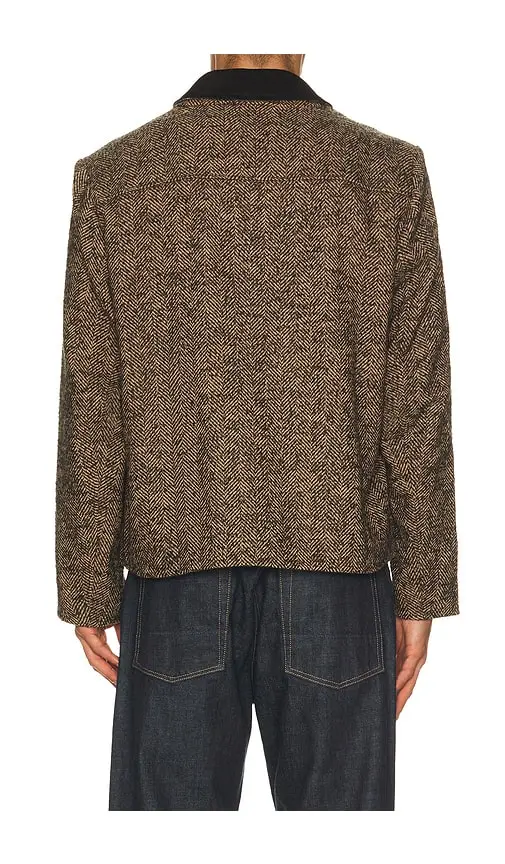 Percival Herringbone Boxy Cropped Jacket | Thumbnail 2 Percival Herringbone Boxy Cropped Jacket | Thumbnail 2