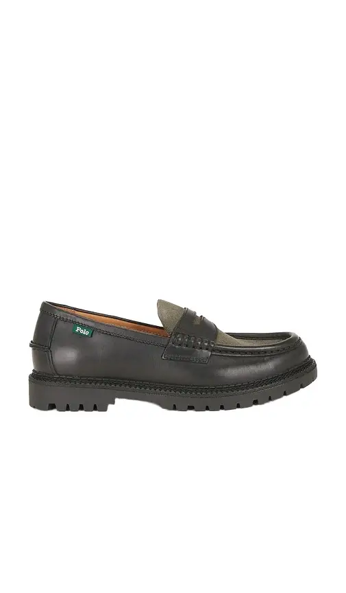 Polo Ralph Lauren Jett Penny Leather & Suede Casual Shoe