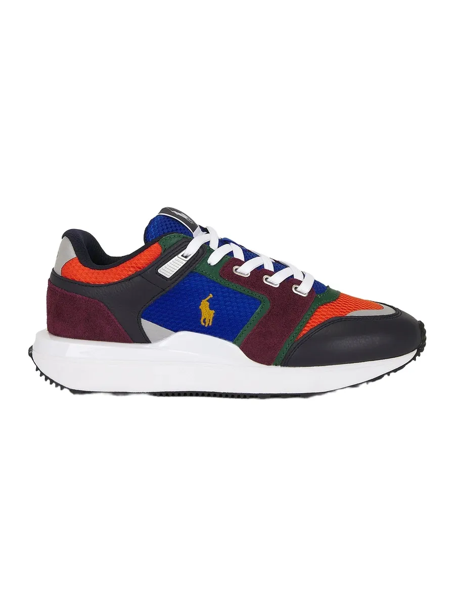Polo Ralph Lauren Train 89 V2 Leather & Suede Low Top Sneaker