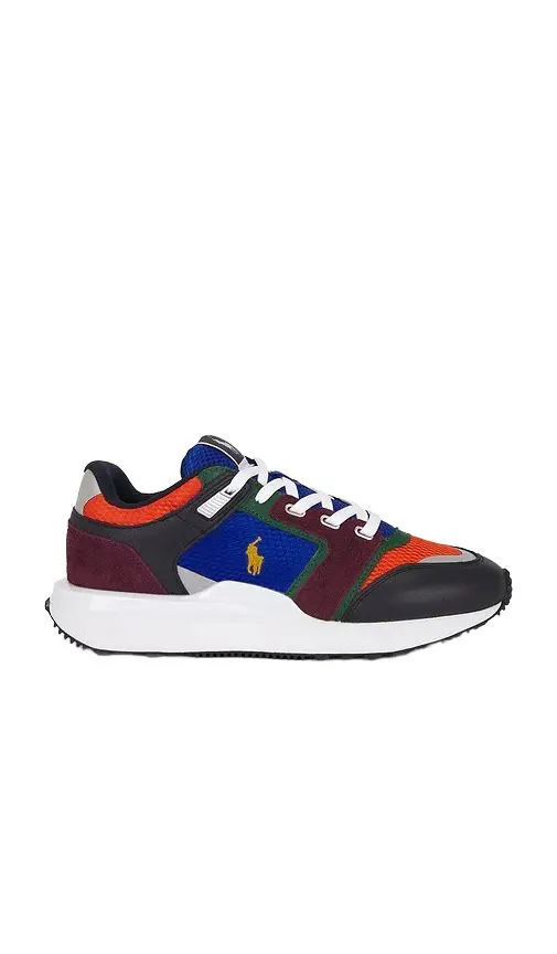 Polo Ralph Lauren Train 89 V2 Leather & Suede Low Top Sneaker