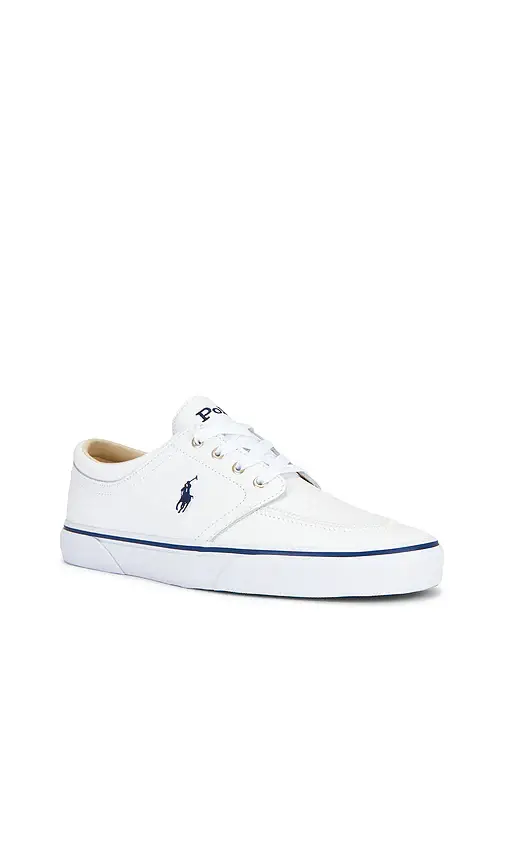 Polo Ralph Lauren Faxon Solid Leather Low Top Sneaker | Thumbnail 2 Polo Ralph Lauren Faxon Solid Leather Low Top Sneaker | Thumbnail 2