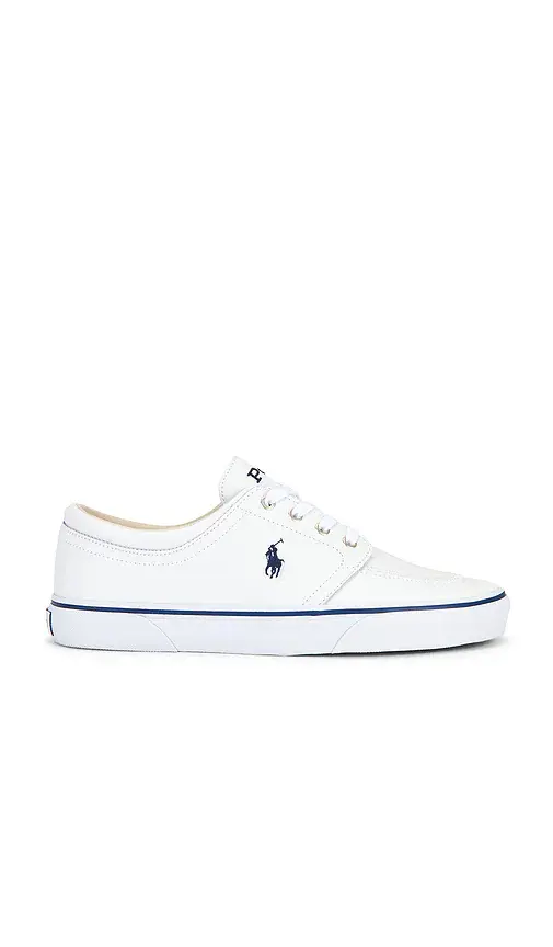 Polo Ralph Lauren Faxon Solid Leather Low Top Sneaker