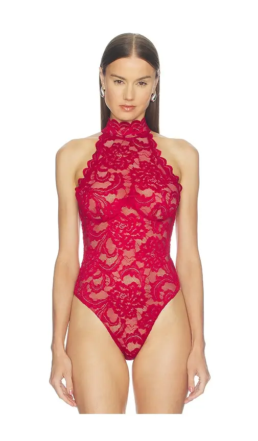 Nookie Delphine Lace Bodysuit | Thumbnail 2