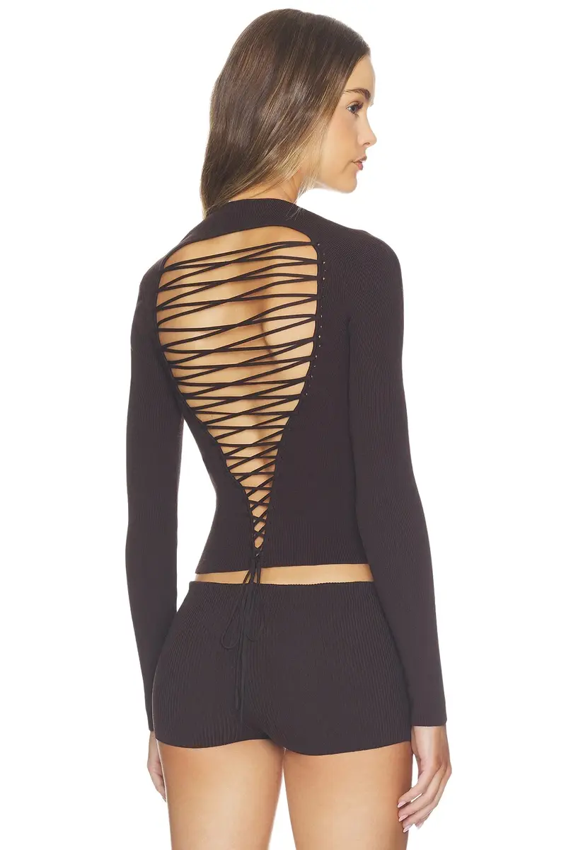 Laced Long Sleeve Top Laced Long Sleeve Top