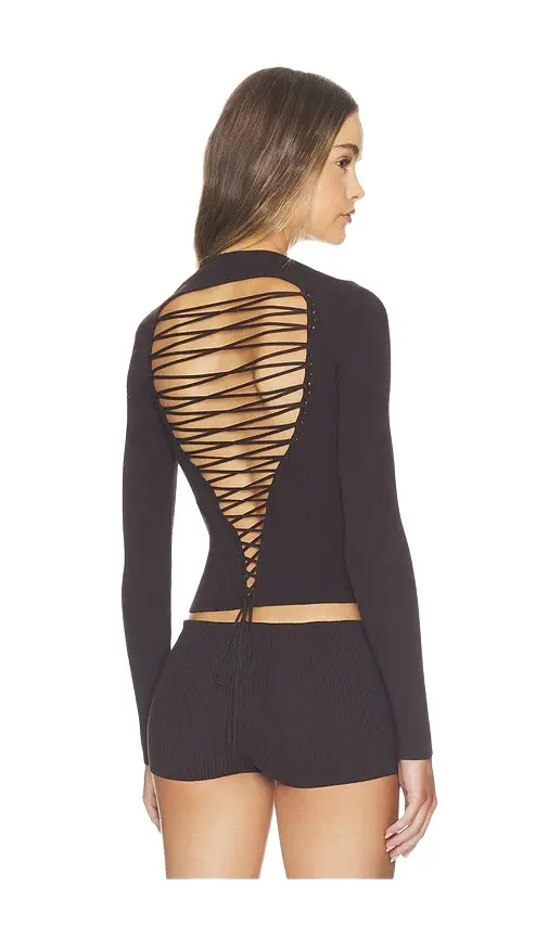 Laced Long Sleeve Top Laced Long Sleeve Top