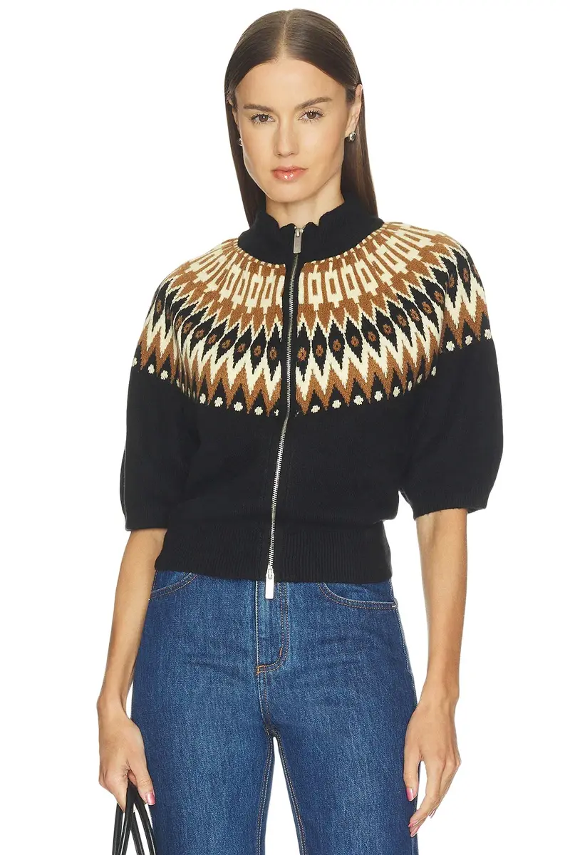 Fairisle Zip Up Cardi Fairisle Zip Up Cardi