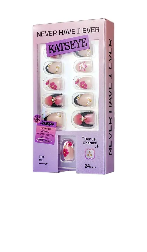 Never Have I Ever X KATSEYE Press-On Nails