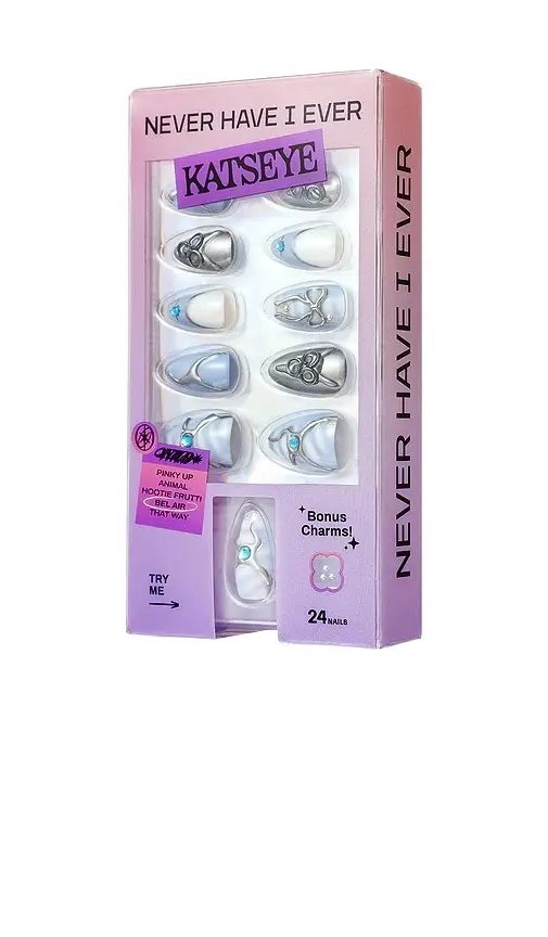 Never Have I Ever X KATSEYE Press-On Nails
