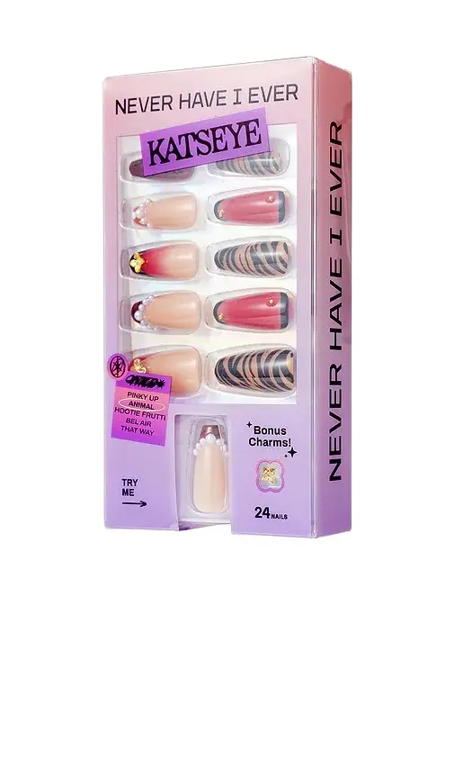 Never Have I Ever X KATSEYE Press-On Nails