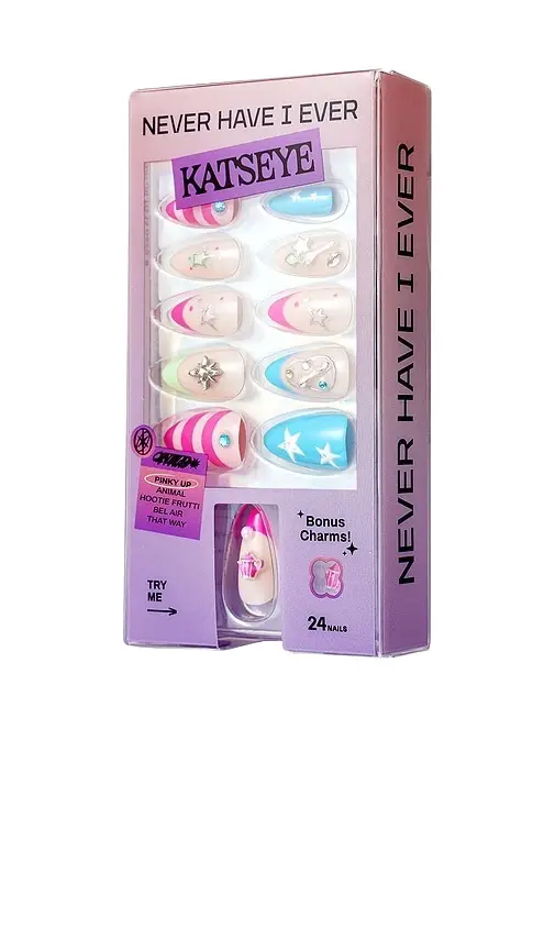 Never Have I Ever X KATSEYE Press-On Nails