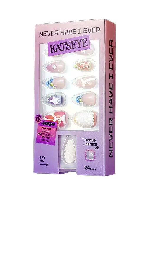 Never Have I Ever X KATSEYE Press-On Nails