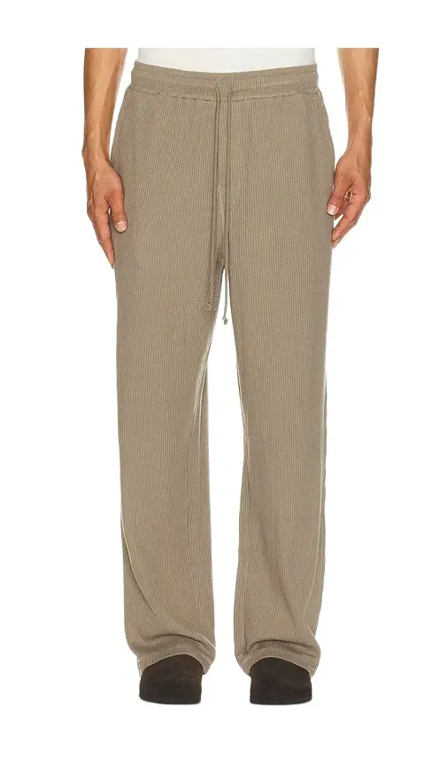 Skims Waffle Straight Leg Pant