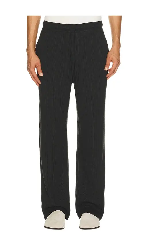 Skims Waffle Straight Leg Pant
