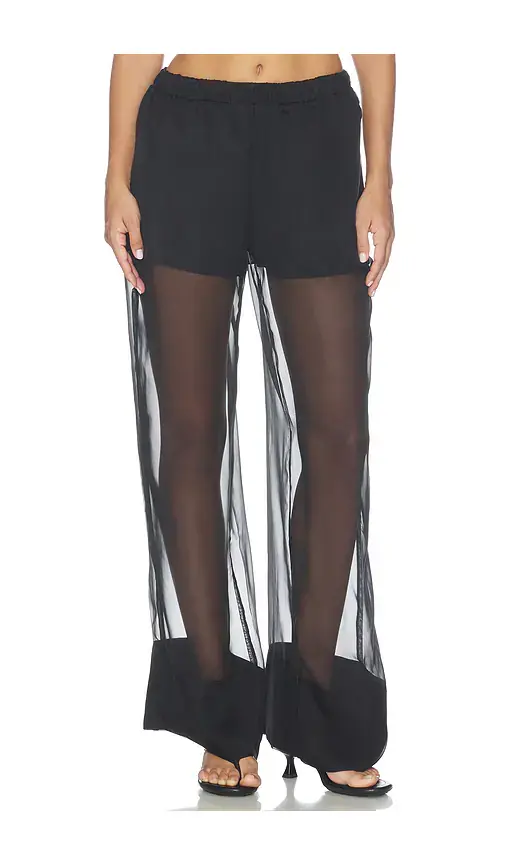 WeWoreWhat Pull On Sheer Trouser Pant | Thumbnail 2 WeWoreWhat Pull On Sheer Trouser Pant | Thumbnail 2