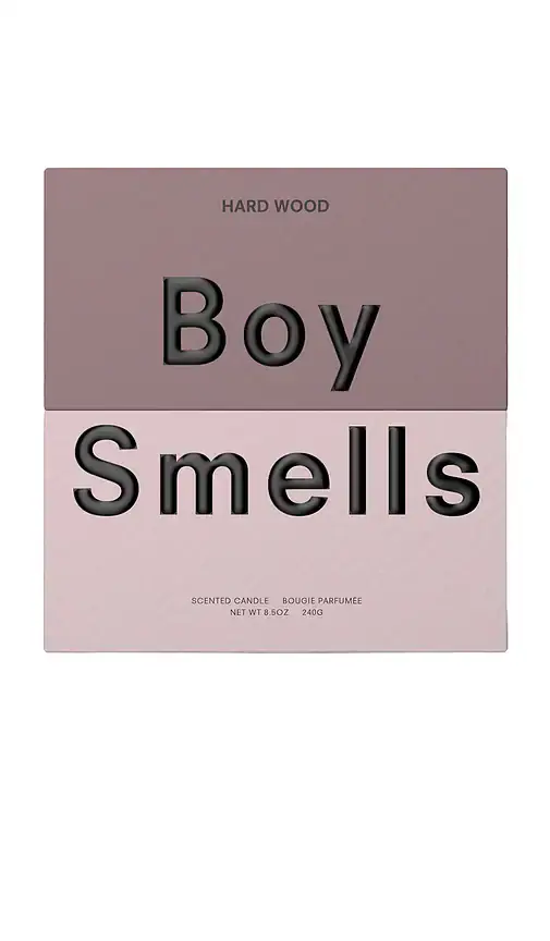 Boy Smells Hard Wood Standard 8.5oz Candle | Thumbnail 2