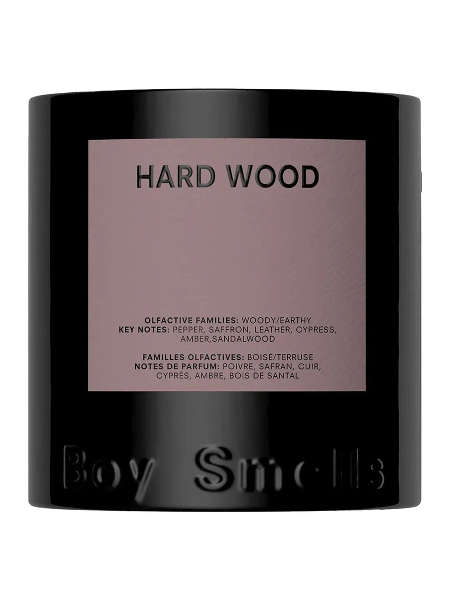 Boy Smells Hard Wood Standard 8.5oz Candle