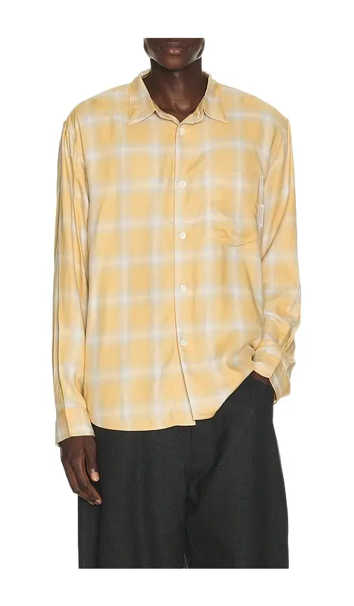 Rayon Check Classic Shirt Rayon Check Classic Shirt