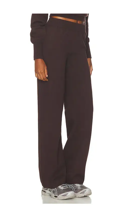 Runaway The Label Heather Wide Leg Knit Pant | Thumbnail 2 Runaway The Label Heather Wide Leg Knit Pant | Thumbnail 2