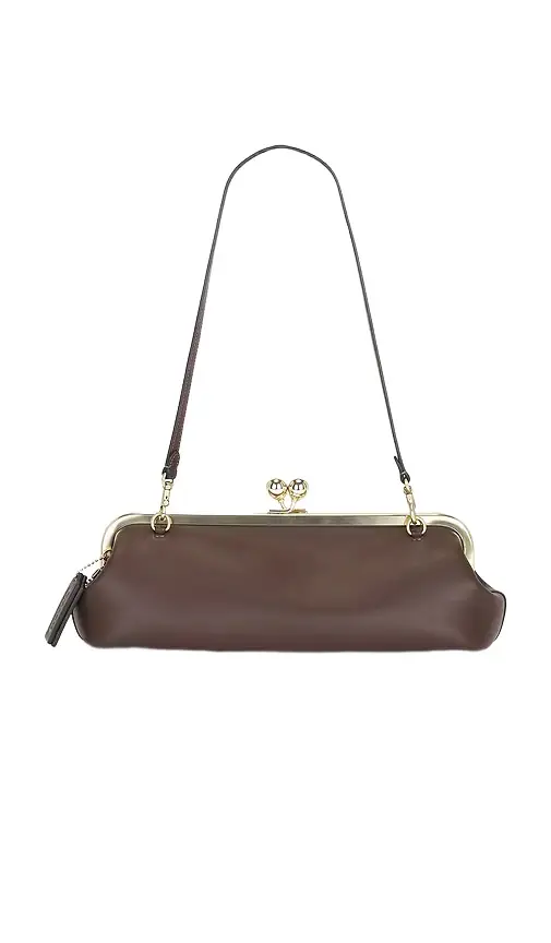 Coach Glovetanned Leather Kisslock Frame Bag 30