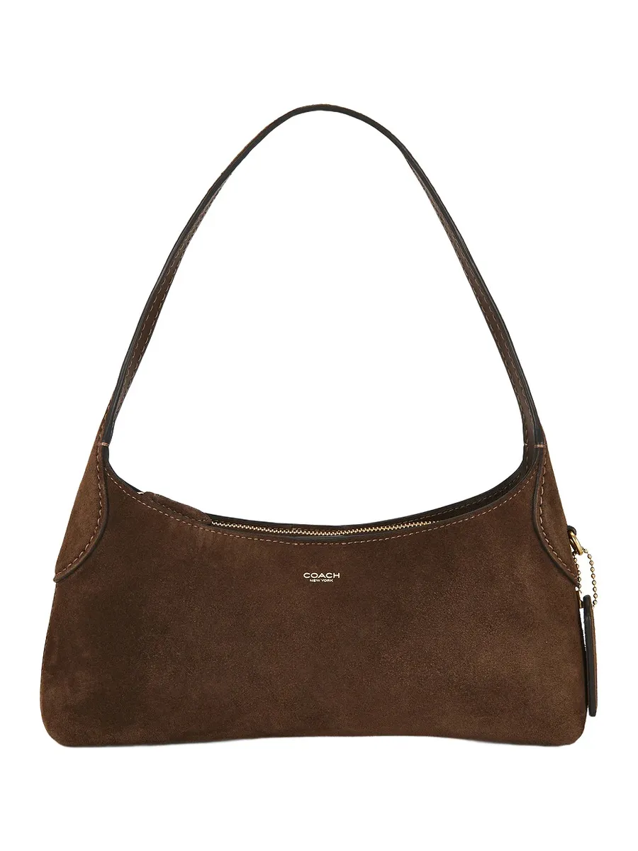 Suede Brooklyn Shoulder Bag 26 Suede Brooklyn Shoulder Bag 26