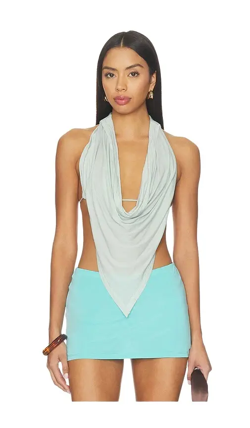 Peachy Den Blanche Halter Top