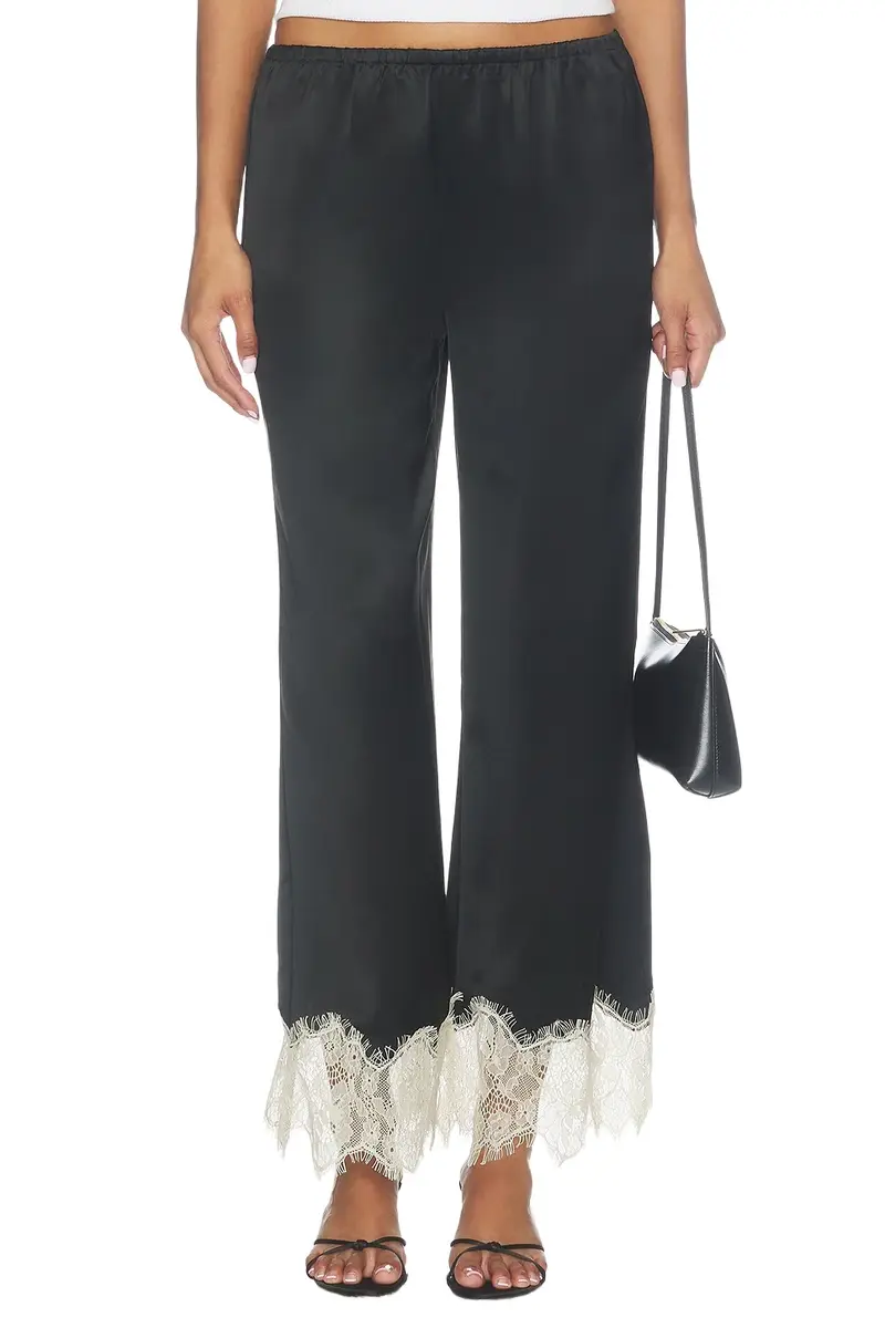Nella Satin Lace Pant