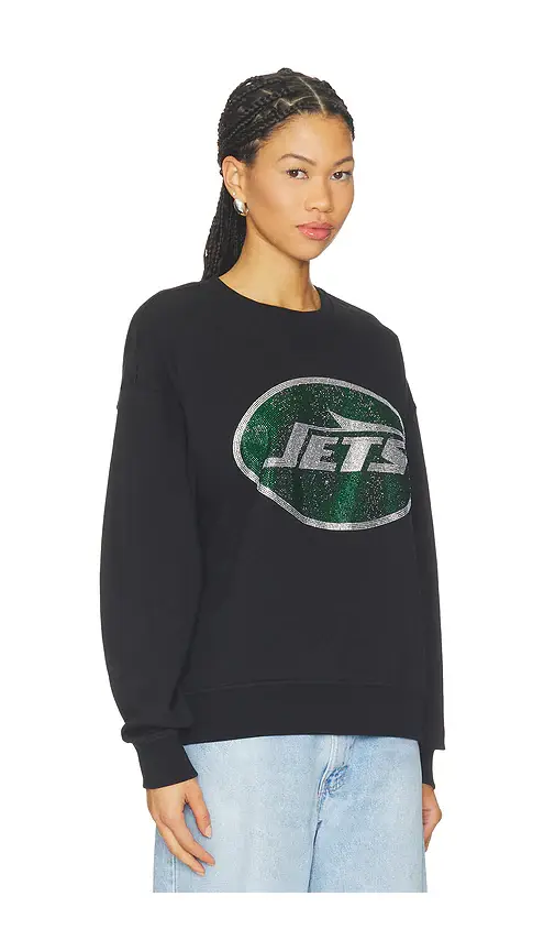Terez New York Jets Marquee Crew Sweatshirt | Thumbnail 2 Terez New York Jets Marquee Crew Sweatshirt | Thumbnail 2