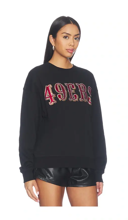 Terez San Francisco 49ers Marquee Crew Sweatshirt | Thumbnail 2 Terez San Francisco 49ers Marquee Crew Sweatshirt | Thumbnail 2