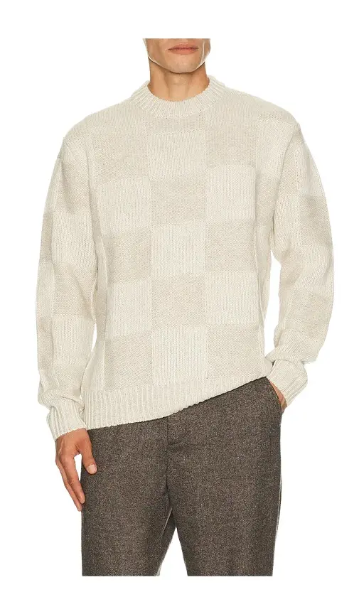 Les Deux Check Knit Sweater