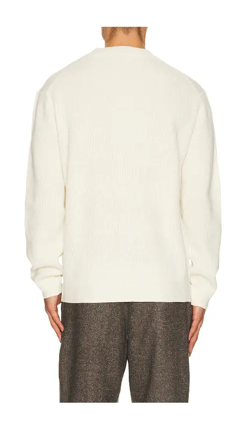 Les Deux Wool Rib Roundneck Knit Sweater | Thumbnail 2 Les Deux Wool Rib Roundneck Knit Sweater | Thumbnail 2
