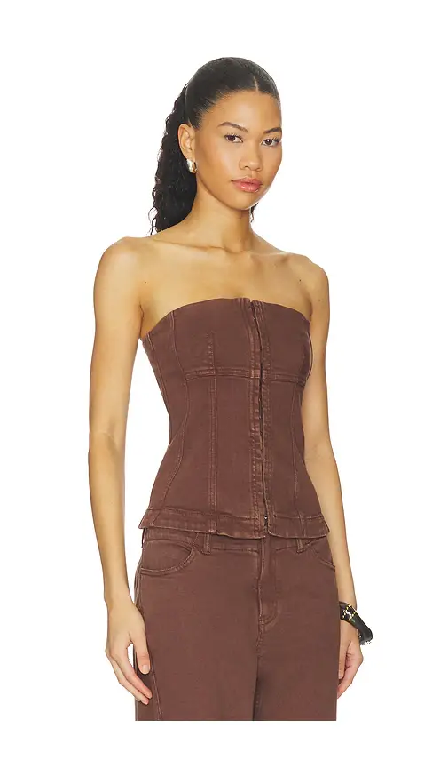 SOVERE Dakota Denim Bodice Top | Thumbnail 2 SOVERE Dakota Denim Bodice Top | Thumbnail 2