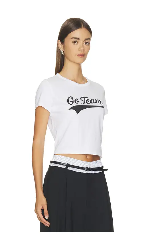 Sunny Somewhere Black Go Team Tiny Tee | Thumbnail 2 Sunny Somewhere Black Go Team Tiny Tee | Thumbnail 2