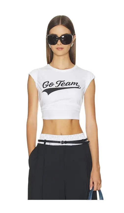 Sunny Somewhere Black Go Team Tiny Tee