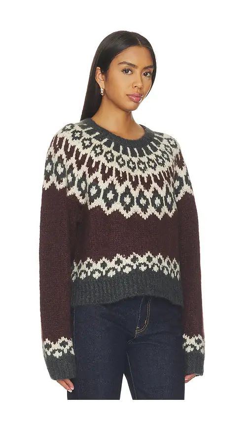 Nili Lotan Isaline Fair Isle Sweater | Thumbnail 2 Nili Lotan Isaline Fair Isle Sweater | Thumbnail 2