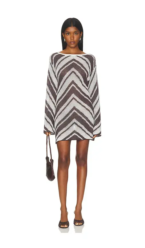 SEVEN WONDERS Mazie Long Sleeve Knit Mini Dress | Thumbnail 2