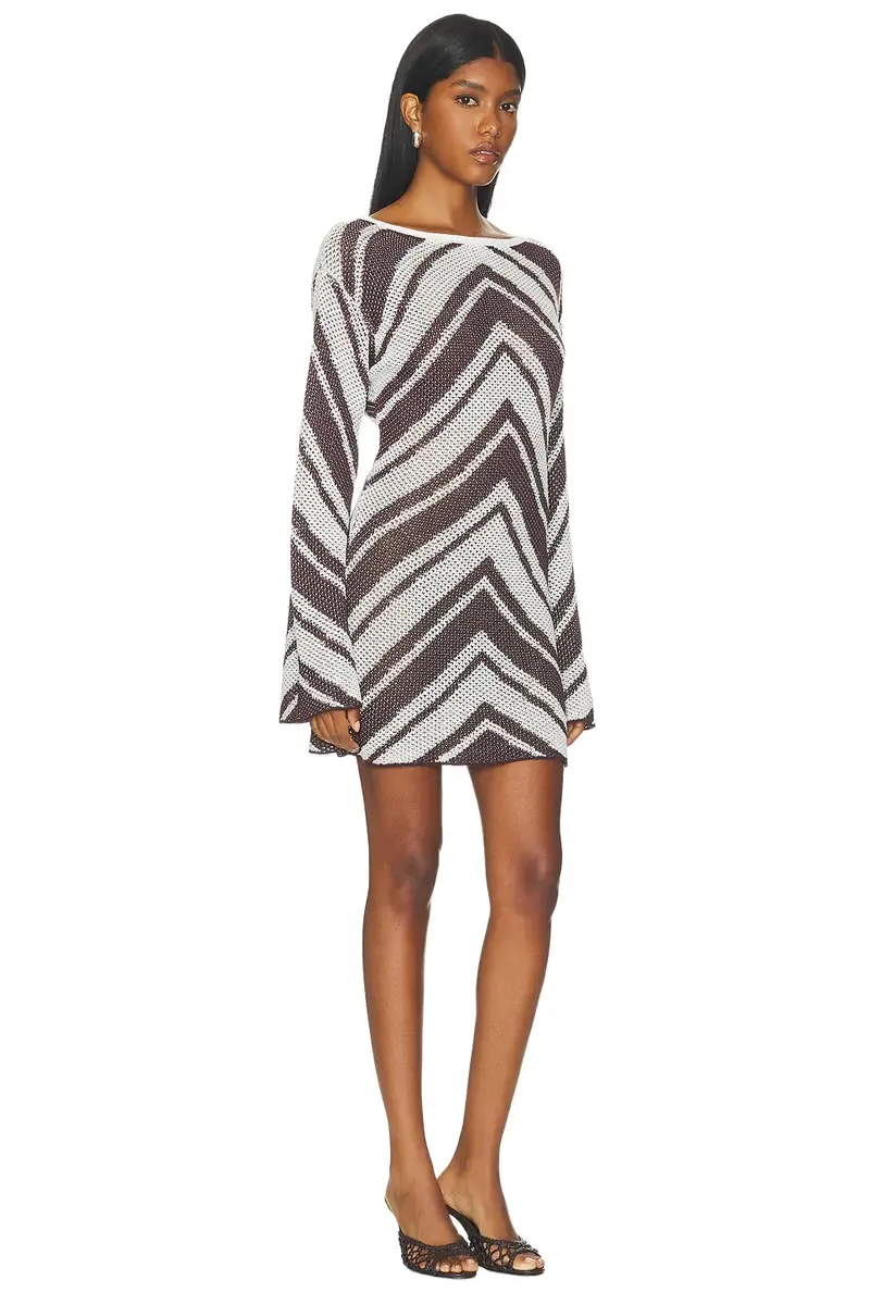 Mazie Long Sleeve Knit Mini Dress