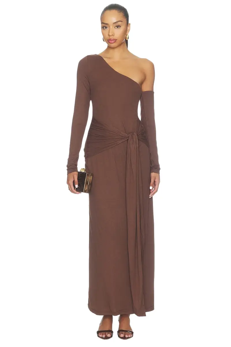 Bianca One Shoulder Maxi Dress