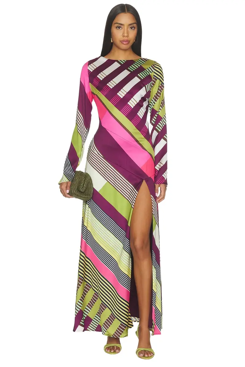 Montie Sleeved Maxi Dress