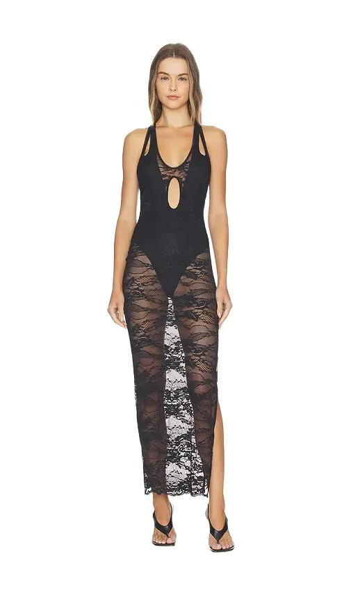 Lace Veiled Dress Lace Veiled Dress