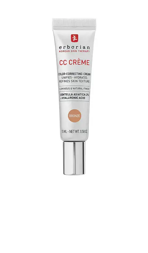 erborian Travel CC Cream Color-Corrector With Korean 2% Centella Asiatica & Hyaluronic Acid