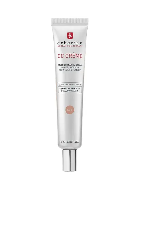 erborian CC Cream Color-Corrector With Korean 2% Centella Asiatica & Hyaluronic Acid
