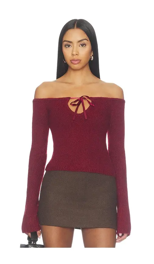 MAJORELLE Eve Off Shoulder Top