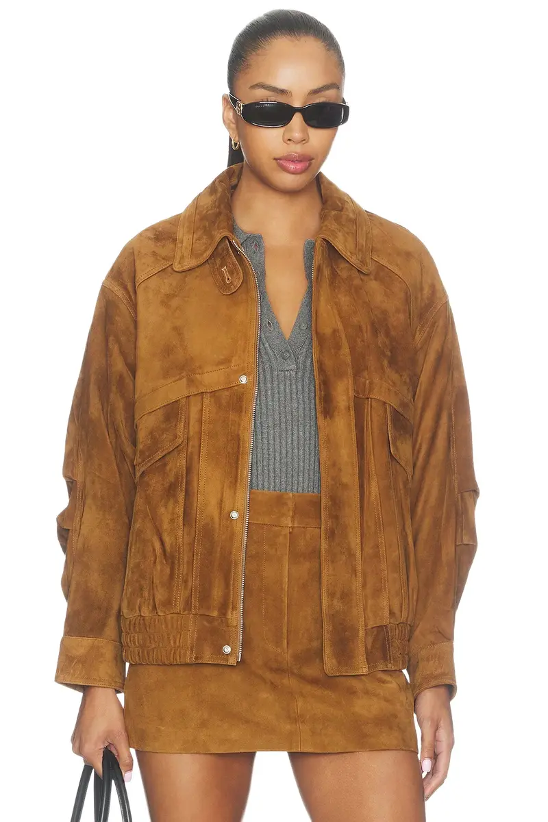 Aexae Leather Suede Rr Jacket