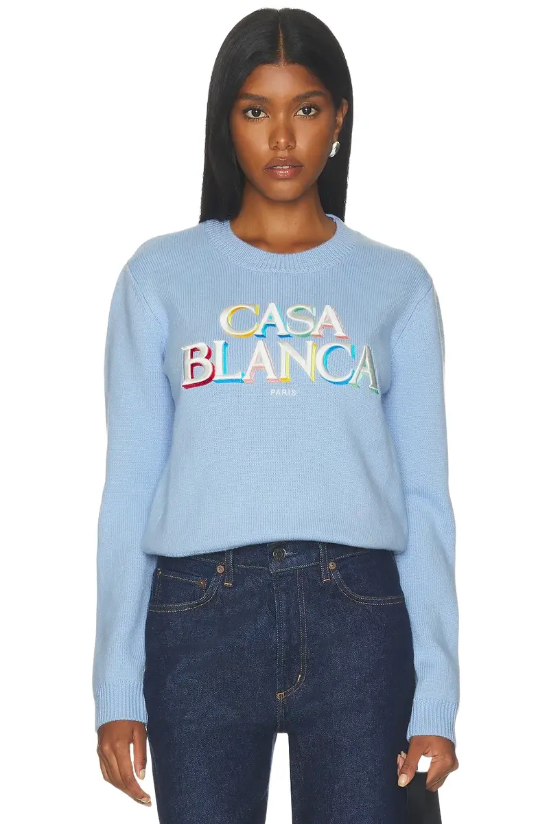 Casablanca Stacked Logo Jumper