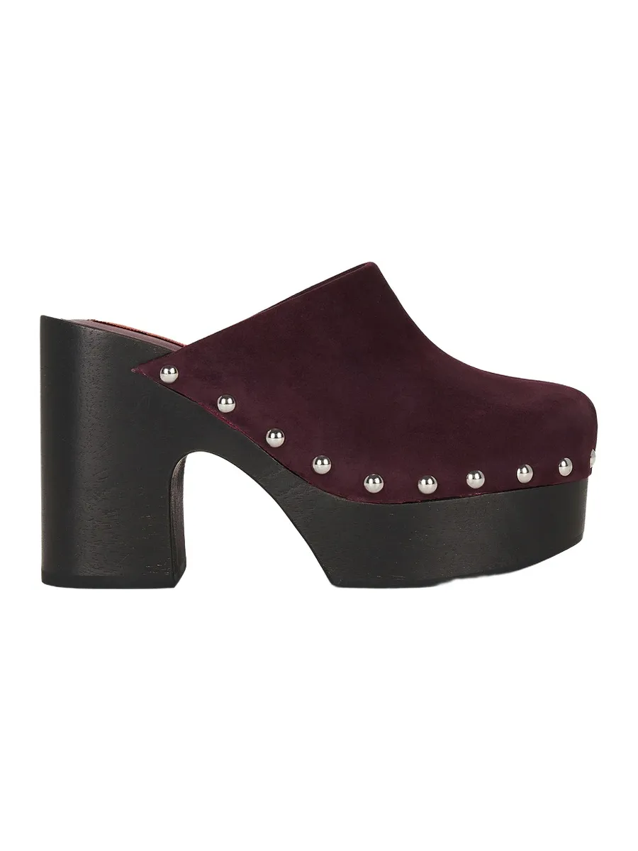 SIMONMILLER Suede Sol Platform Clog