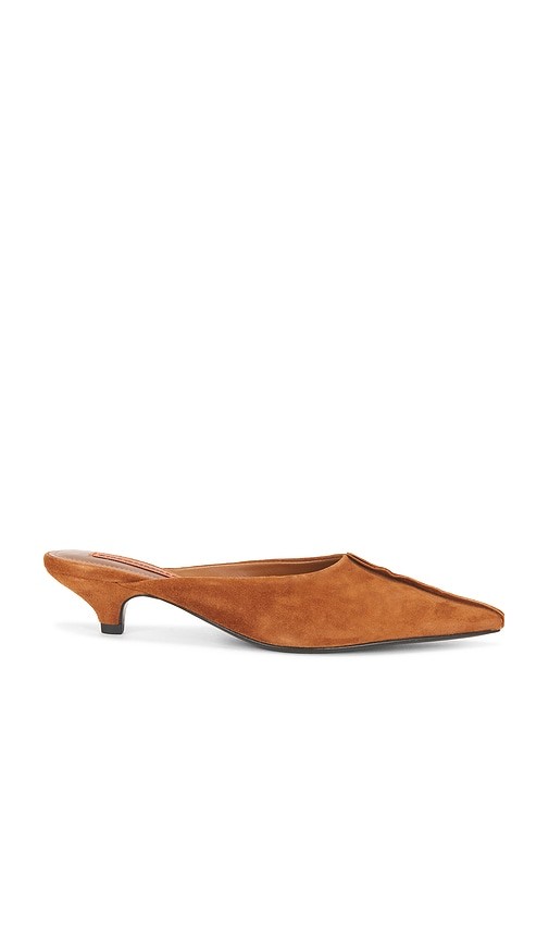 SIMONMILLER Suede Arrow Mule Pump