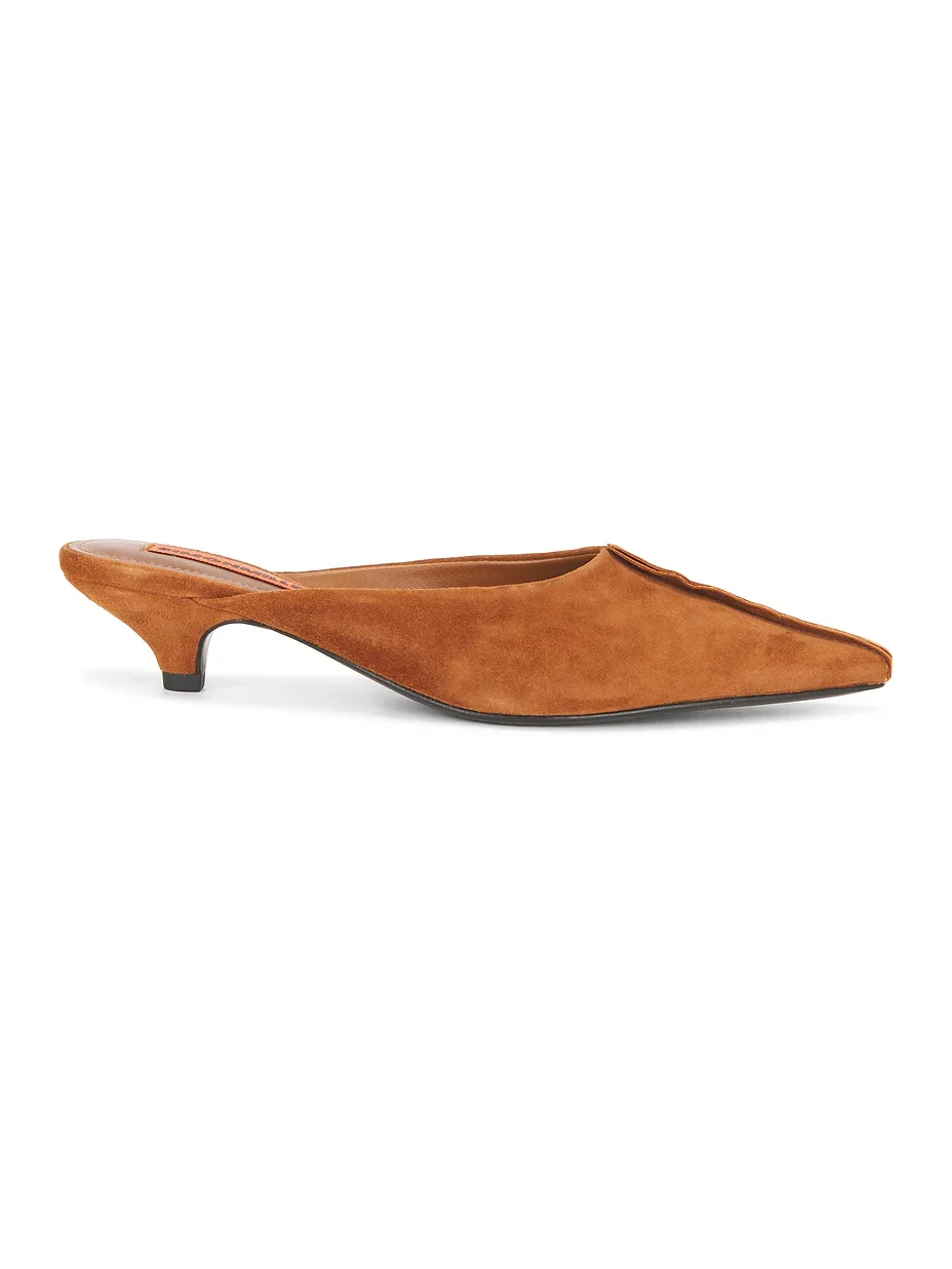 SIMONMILLER Suede Arrow Mule Pump