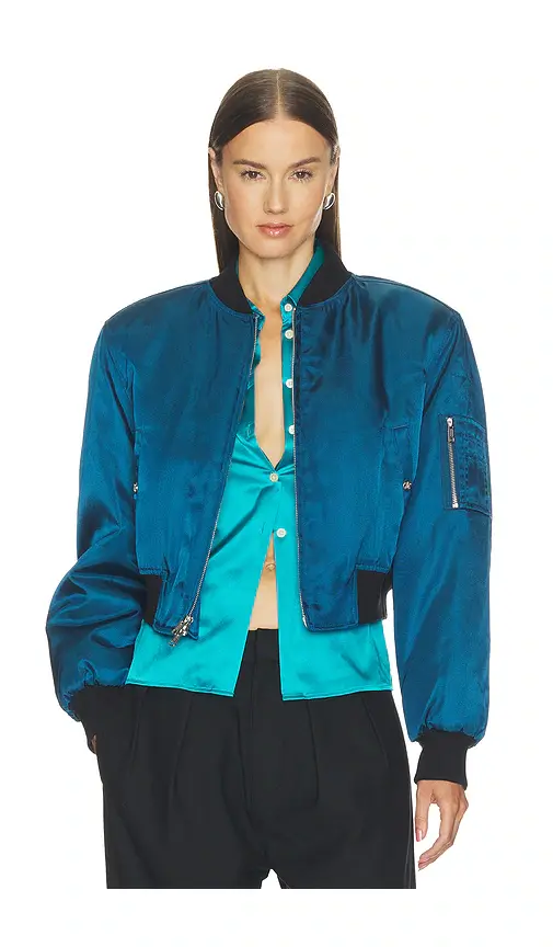Willy Chavarria Cropped Bomber Jacket | Thumbnail 2 Willy Chavarria Cropped Bomber Jacket | Thumbnail 2