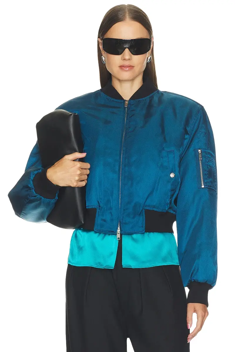 Cropped Bomber Jacket Cropped Bomber Jacket